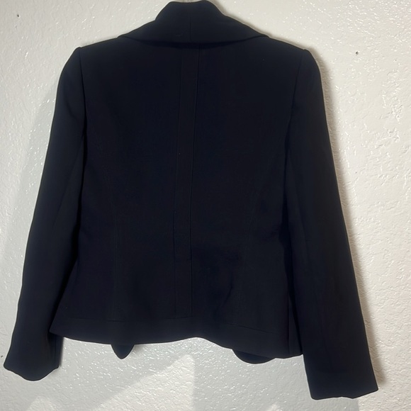 Calvin Klein Black Blazer with Notched Lapels Size 10 - Picture 4 of 6